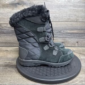 Columbia Ice Maiden II Womens Black Waterproof Snow Boots  Size 5